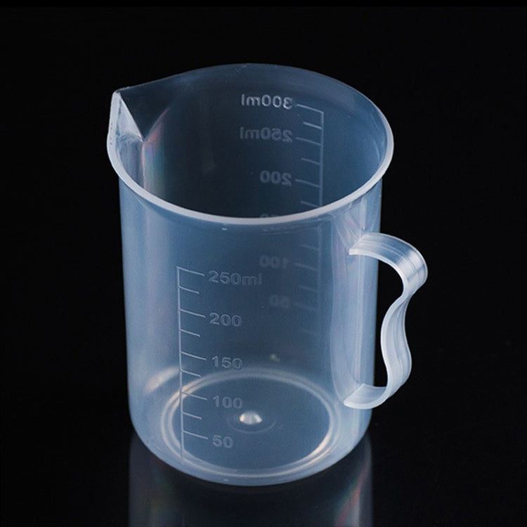 10 PCS 250ml Food Grade PP Plastic Flask Digital Measuring Cup Cylinder Scale Measure Glass Lab Laboratory Tools, 250ml