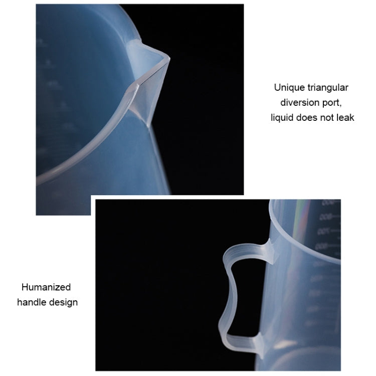 10 PCS 250ml Food Grade PP Plastic Flask Digital Measuring Cup Cylinder Scale Measure Glass Lab Laboratory Tools, 250ml