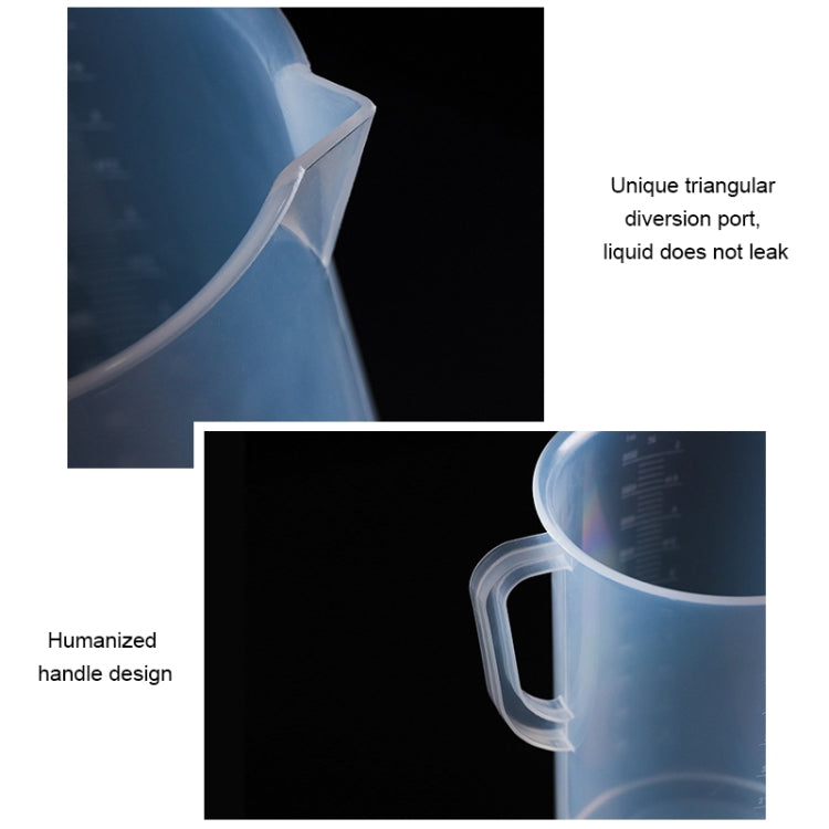 5000ml Food Grade PP Plastic Flask Digital Measuring Cup Cylinder Scale Measure Glass Lab Laboratory Tools, 5000ml