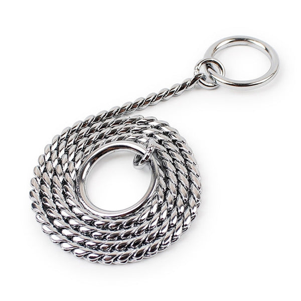 50cm x 4mm Pet P Chain Pet Collars Pet Neck Strap Dog Neckband Snake Chain Dog Chain Dog Collar