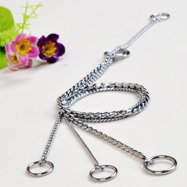50cm x 4mm Pet P Chain Pet Collars Pet Neck Strap Dog Neckband Snake Chain Dog Chain Dog Collar