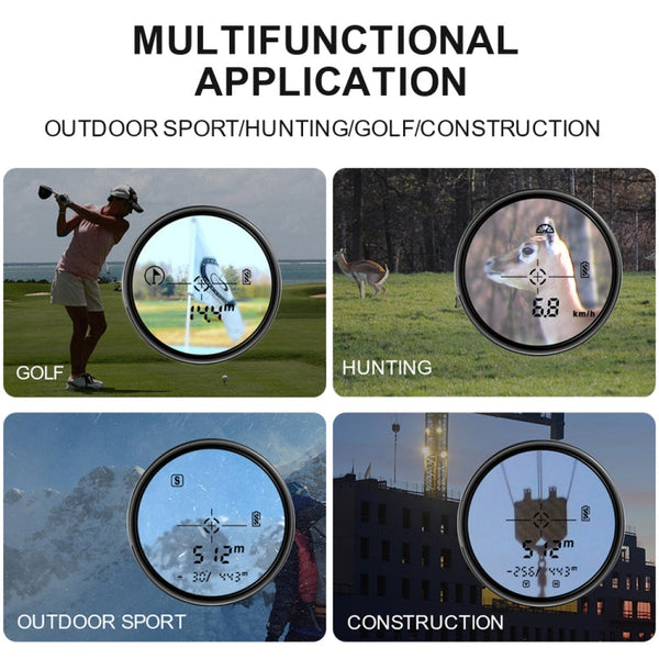 SNDWAY SW1000A Handheld Outdoor Waterproof Telescope Range Finder Distance Measurer, 1000m, 1000m