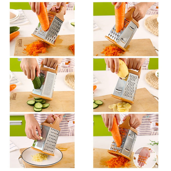 Multi-functional Six-side Stainless Steel Vegetable Chopper Cutting Tools, Six-side  Vegetable Chopper