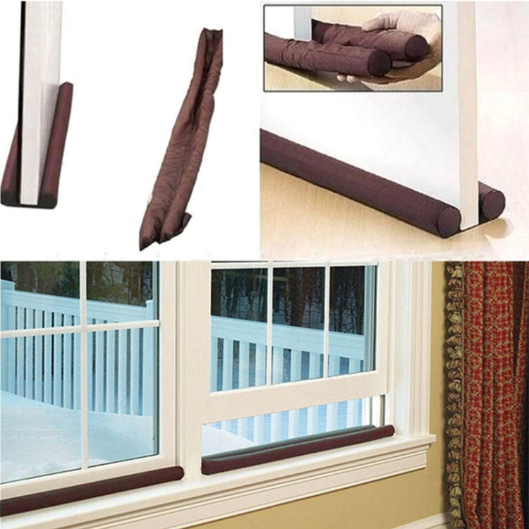 5 PCS TWIN DRAFT GUARD Creative Home Improvement Accessories Door Window Dustproof Tools, Length: 90cm, Dustproof Tools