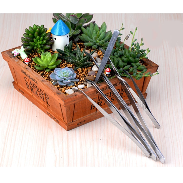 4pcs Stainless Steel Plants Cleaner Tool Crooked Tweezer Plants Cleaning Tool Aquarium Maintenance Tools Marine Aquarium Live Plants Tweezers,Length:17cm, 17cm