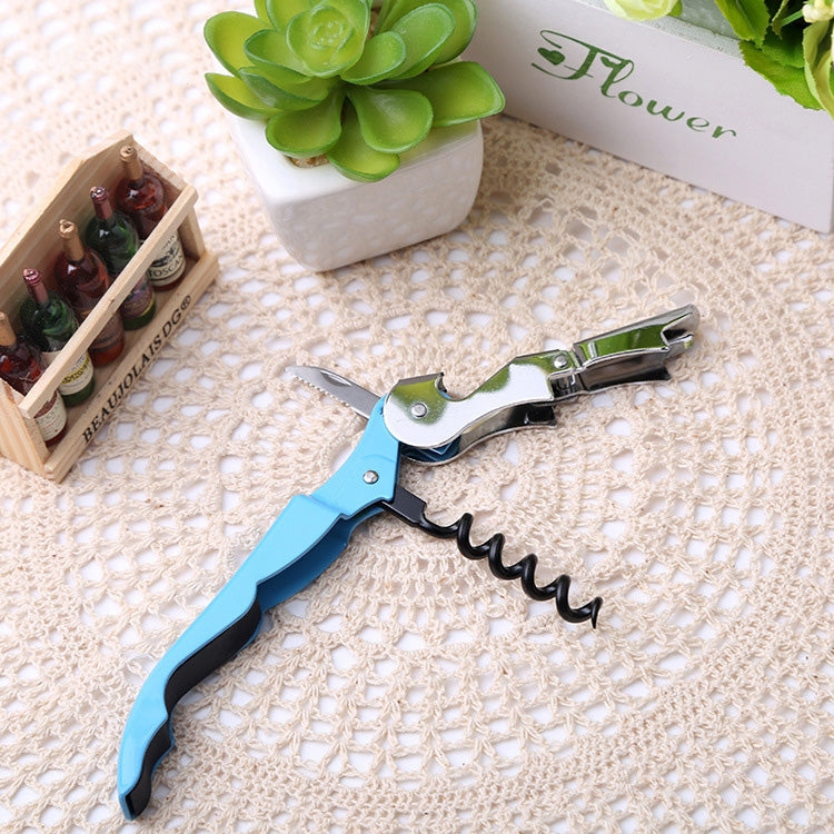 10pcs Multi-function Sea Horse Pattern Stainless Wine Bottle Opener, Can Opener Bottle Opener, Random Color Delivery, Sea Horse Style