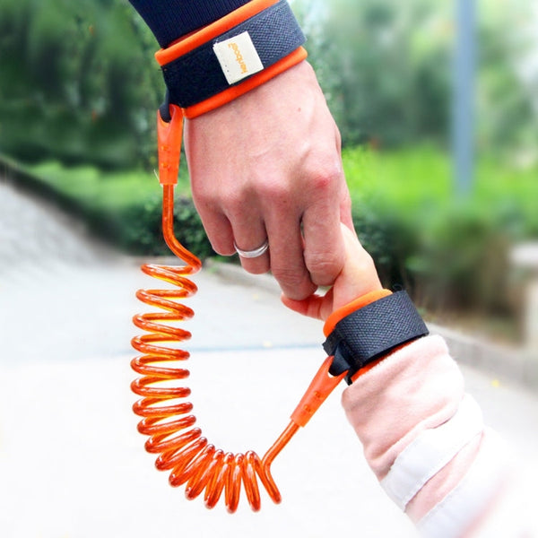 Kids Safety Harness Child Leash Anti Lost Wrist Link Traction Rope Anti Lost Bracelet, Length: 2m, 2m Blue, 2m Orange