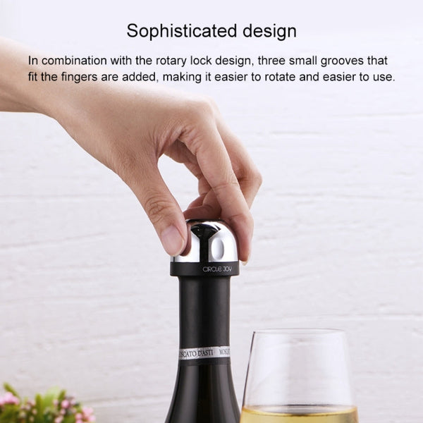 Original Xiaomi Youpin Circle Joy CJ-JS02 Mini Portable Champagne Sparkling Wine Bottle Stopper Plugger, CJ-JS02