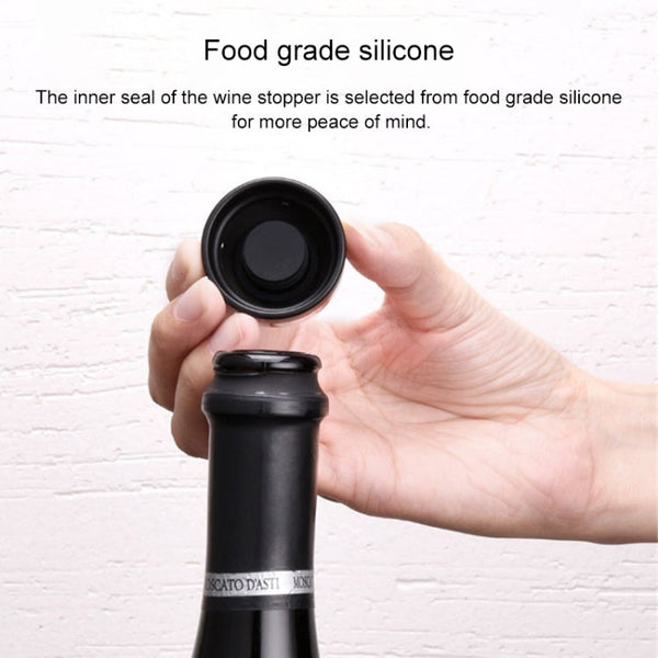 Original Xiaomi Youpin Circle Joy CJ-JS02 Mini Portable Champagne Sparkling Wine Bottle Stopper Plugger, CJ-JS02