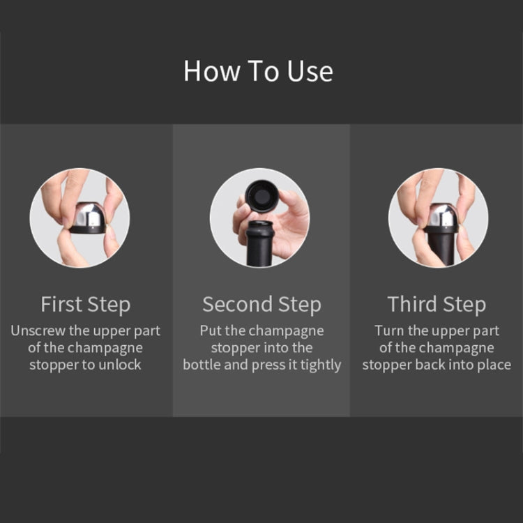 Original Xiaomi Youpin Circle Joy CJ-JS02 Mini Portable Champagne Sparkling Wine Bottle Stopper Plugger, CJ-JS02