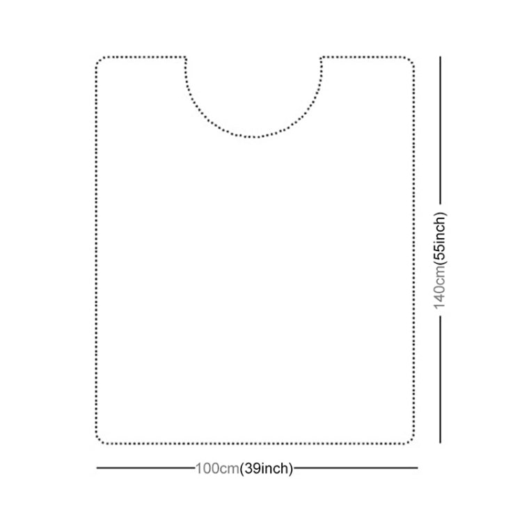 Hair Salons Waterproof Cloth Adult Haircut Hair-coloring Shaved Cloth Apron in Random Delivery