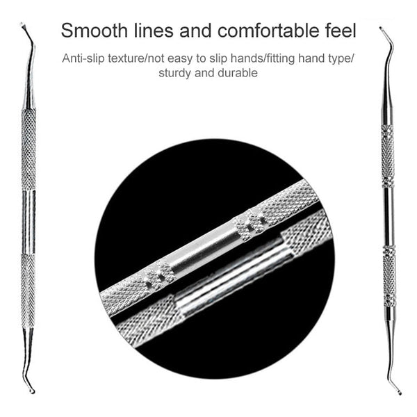 2 in 1 Nail Clipper for Paronychia Stainless Steel Olecranon Nail Nipper & Ingrown Nail Lifter