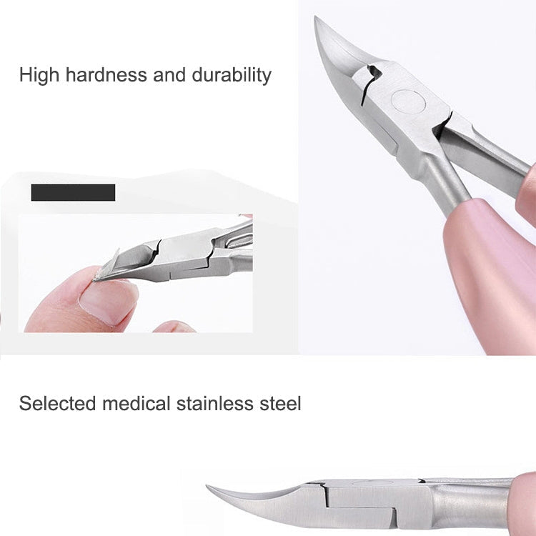 2 in 1 Nail Clipper for Paronychia Stainless Steel Olecranon Nail Nipper & Ingrown Nail Lifter