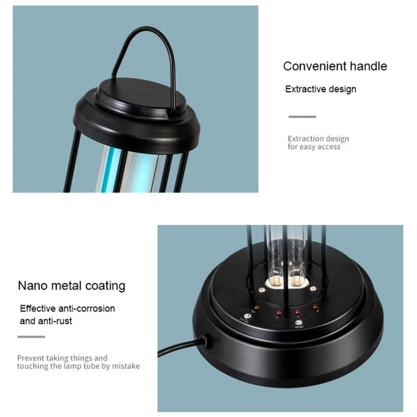 38W Desktop UV Light Lamp Disinfection Anti-virus Sterilization Lamp Bar Strip with Remote Control, 3 Pin CN Plug, 38W CN Plug