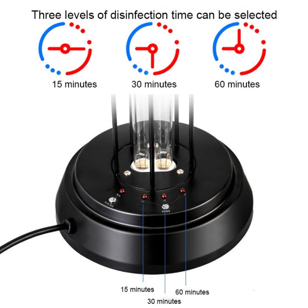 38W Desktop UV Light Lamp Disinfection Anti-virus Sterilization Lamp Bar Strip with Remote Control, 3 Pin CN Plug, 38W CN Plug