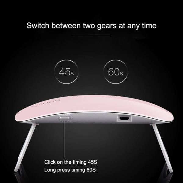 SUN mini 2 6W UV + LED USB Nail Lamp Fingernail Gel Curing Dryer