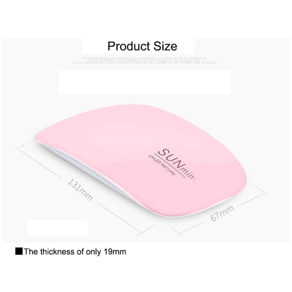 SUN mini 2 6W UV + LED USB Nail Lamp Fingernail Gel Curing Dryer