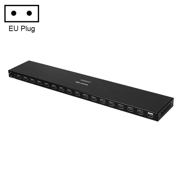 Measy SPH116 1 to 16 4K HDMI 1080P Switch Simultaneous Display Splitter, 1 to 16, AU Plug, 1 to 16, EU Plug, 1 to 16, UK Plug, 1 to 16, US Plug