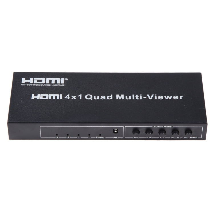 4 in 1 Out HDMI Quad Multi-viewer with Seamless Switcher, EU Plug, 4 x 1, EU Plug, 4 x 1, AU Plug, 4 x 1, UK Plug, 4 x 1, US Plug