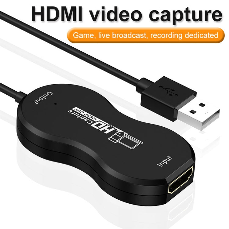 USB 2.0 to HDMI HD Video Game Live Recording Monitoring Capture