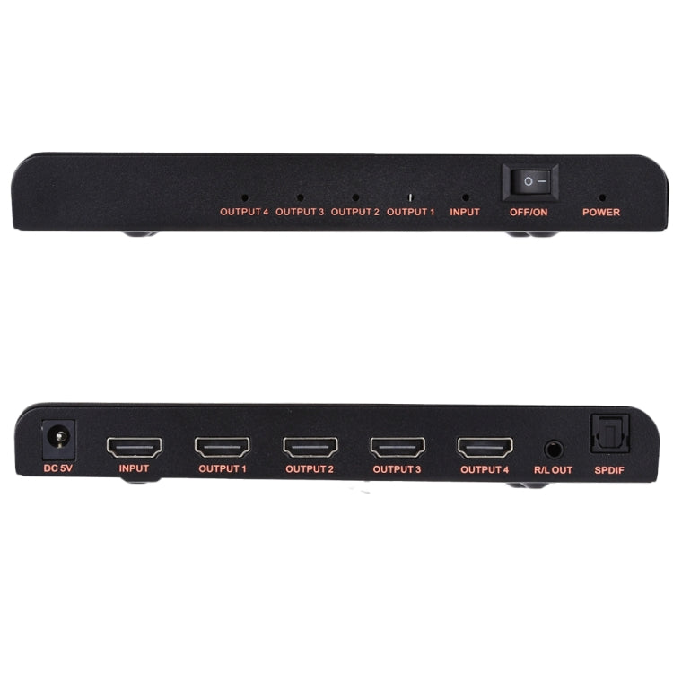 CY-042 1X4 HDMI 2.0 4K/60Hz Splitter, EU Plug