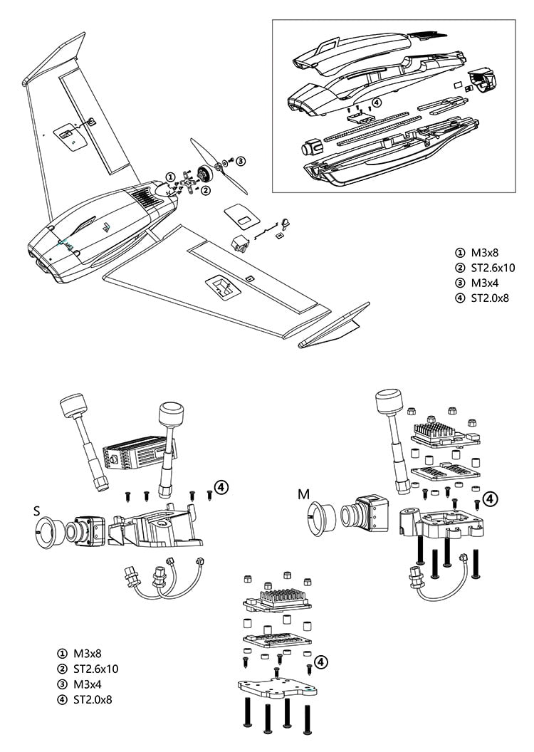 HEE Wing F-01 Ultra Delta Wing 690mm EPP RC Airplane