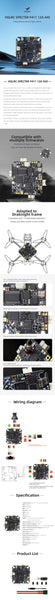 HGLRC Specter F411 12A AIO Flight Controller (ELRS+VTX)