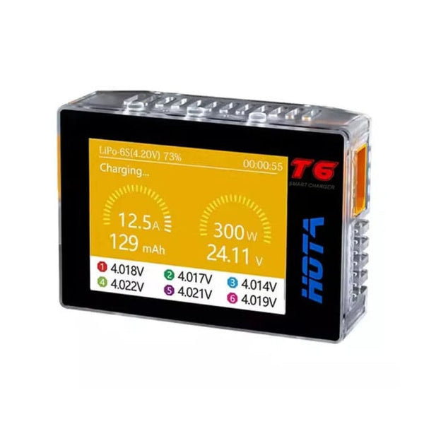 HOTA T6 DC 300W PD 90W 15A 1-6S LiPo Battery Charger