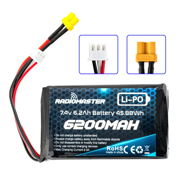 Radiomaster 6200mAh 2S LiPo Transmitter Battery for Boxer