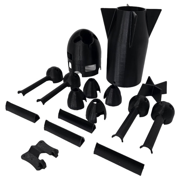 AOS HS5 High Speed Quadcopter (3D Prints Only for DJI O3/ DJI O4 Pro)