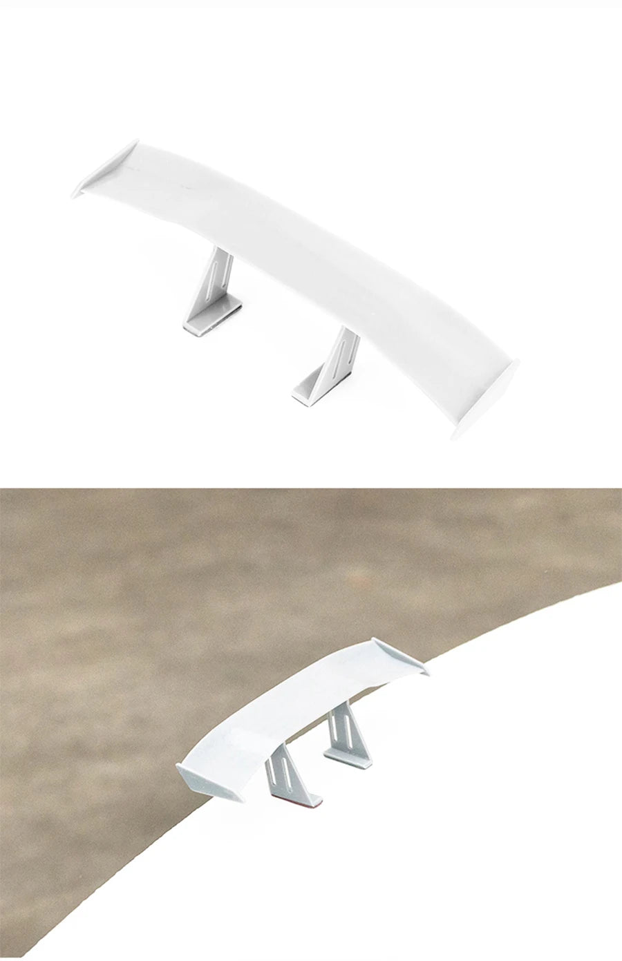 GT Style Carbon Look Car Rear Spoiler Mini Wing Small Model Decoration Auto Accessories Car styling Black Blue Red White Grey