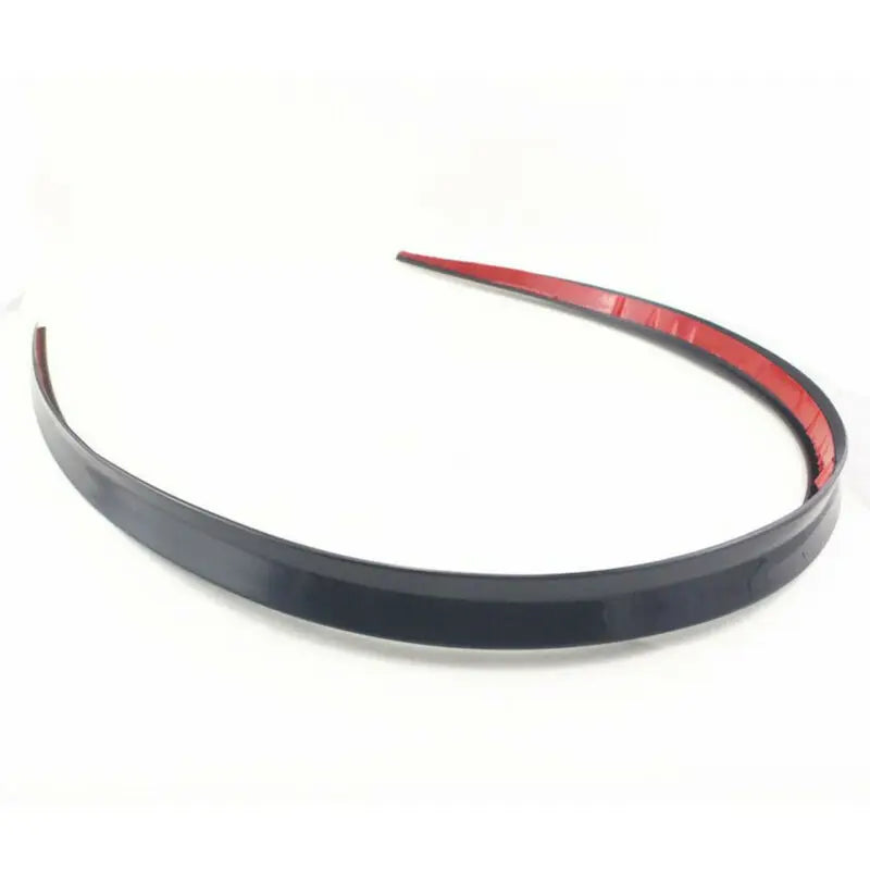 Soft Car Spoiler Sticker Trim Trunk Universal Wing 120cm Black Bonnet Hatch Gate Lightweight Lip PU Roof Flexible