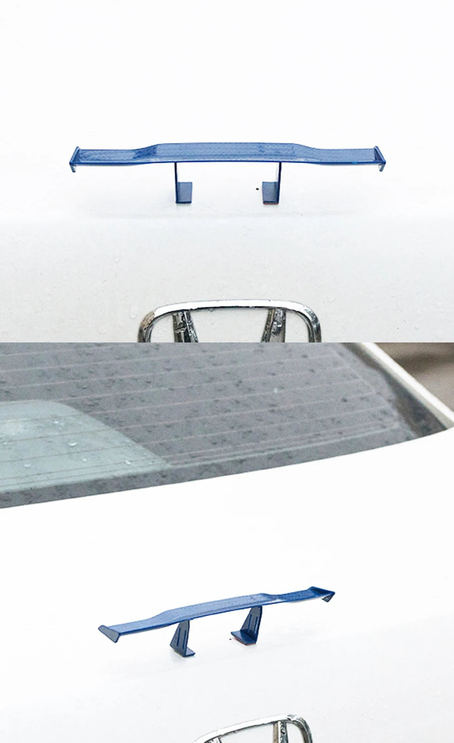 GT Style Carbon Look Car Rear Spoiler Mini Wing Small Model Decoration Auto Accessories Car styling Black Blue Red White Grey