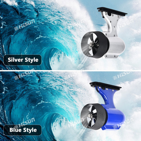 HiSUN E-Fin Thruster Brushless Motor Engine Fin - Battery Operated High efficiency BLDC electric motor 250W 5.2ah for Stand Up Paddle Board ISUP Inflatable Paddleboard Kayak Boat