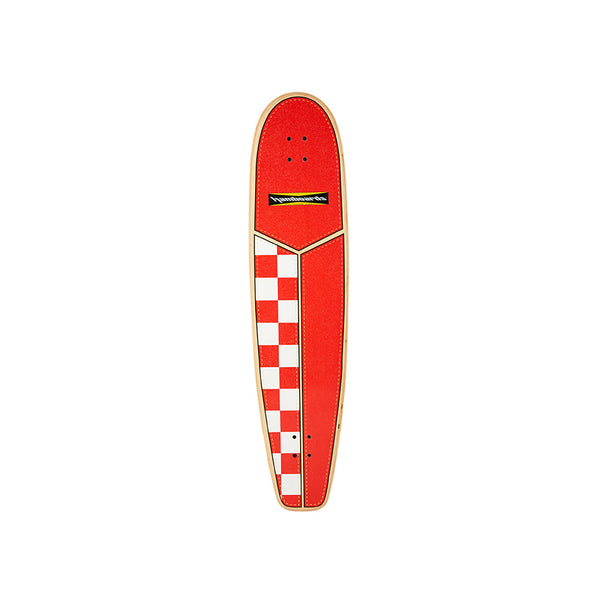 Hamboards - 45" The Huntington Hop - Orange/White Checkers - Deck Only