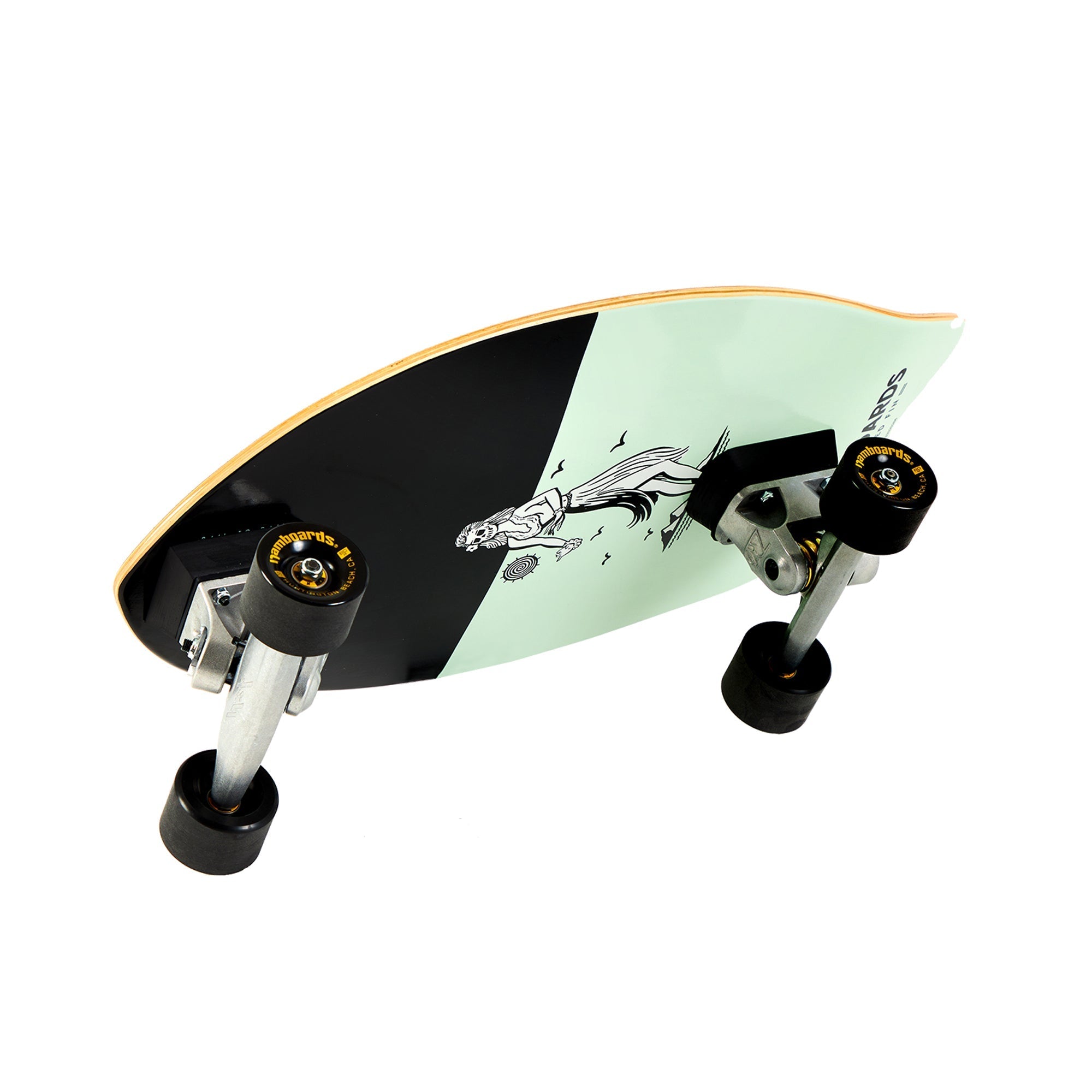 Hamboards - 26" The OC Twisted Fin - Hula Blue