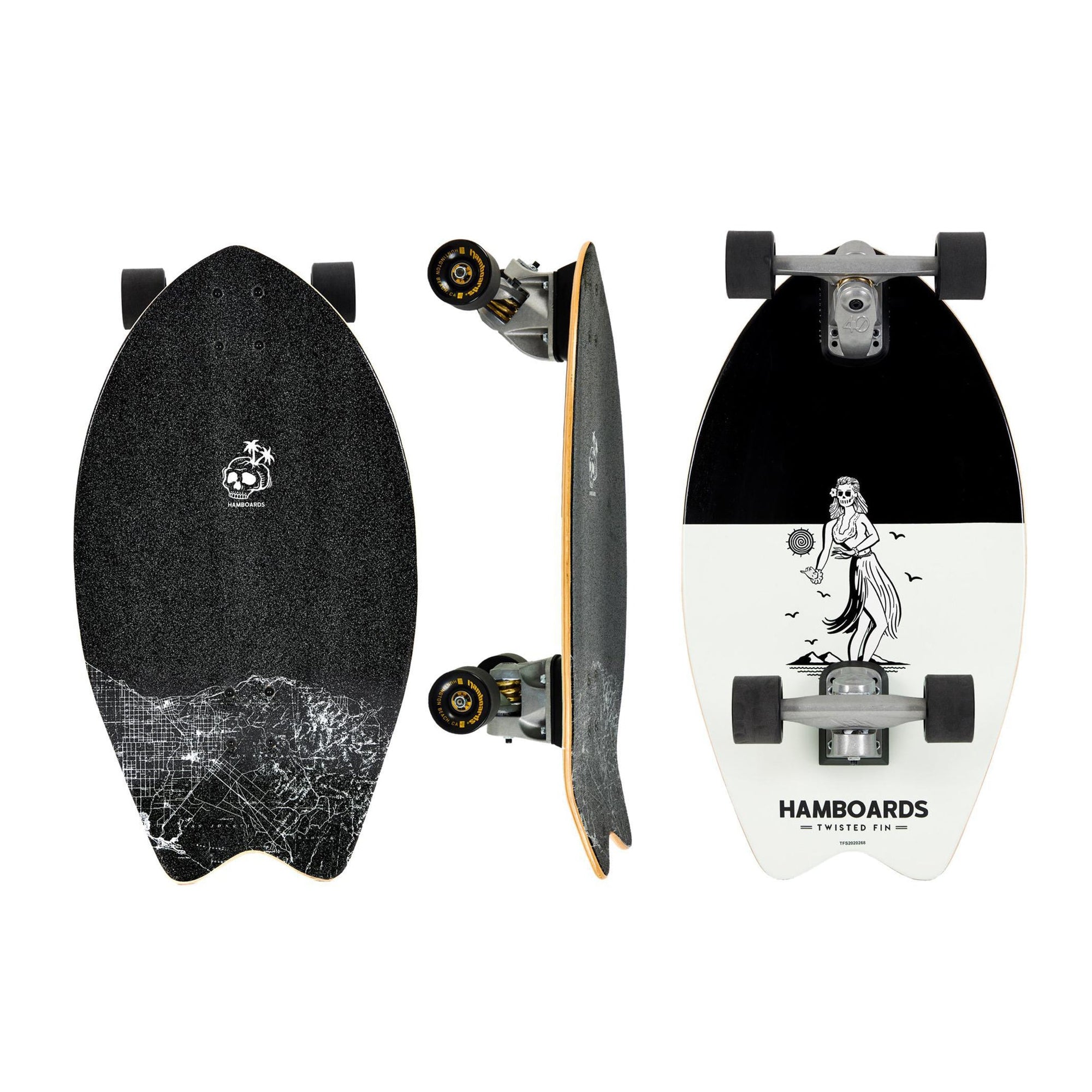 Hamboards - 26" The OC Twisted Fin - Hula Tan