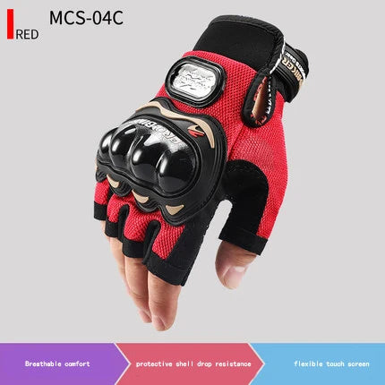 Lionstar PRO-BIKER Half Fingers Motorcycle Gloves