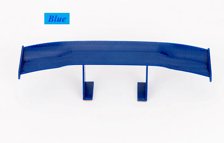 GT Style Carbon Look Car Rear Spoiler Mini Wing Small Model Decoration Auto Accessories Car styling Black Blue Red White Grey