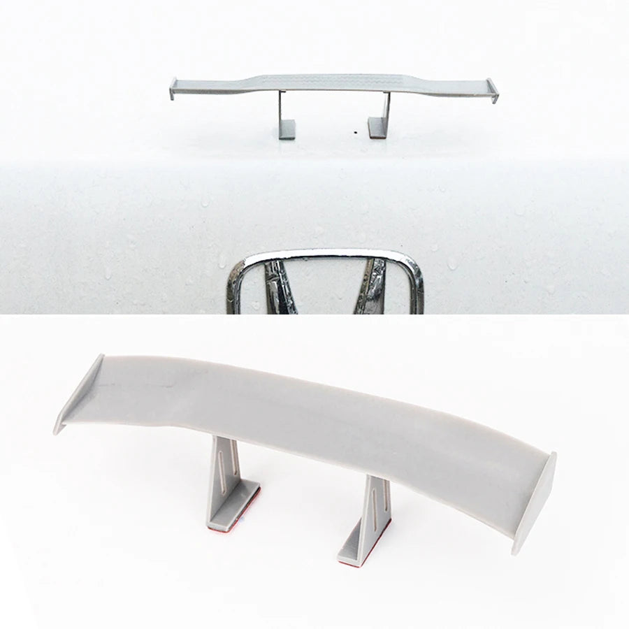 GT Style Carbon Look Car Rear Spoiler Mini Wing Small Model Decoration Auto Accessories Car styling Black Blue Red White Grey