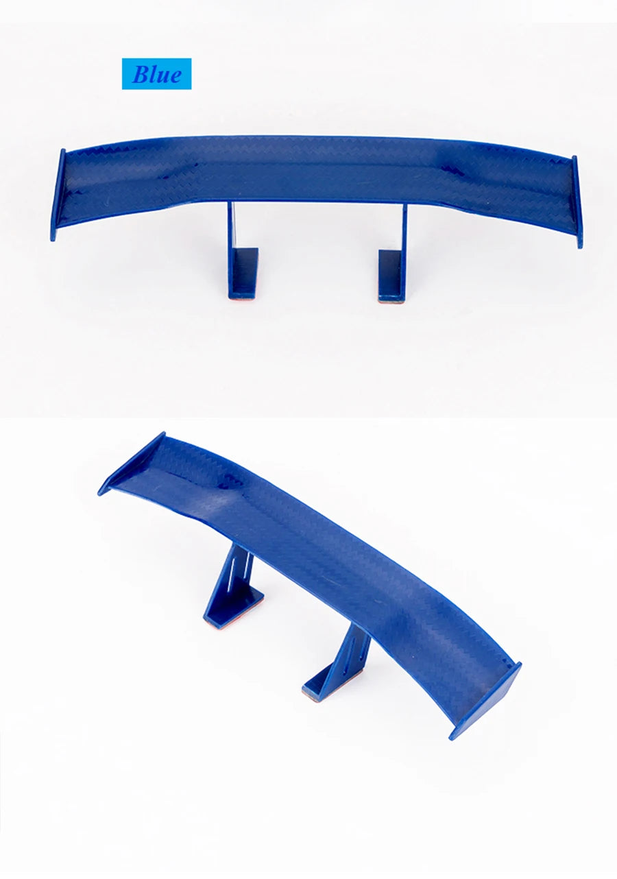 GT Style Carbon Look Car Rear Spoiler Mini Wing Small Model Decoration Auto Accessories Car styling Black Blue Red White Grey