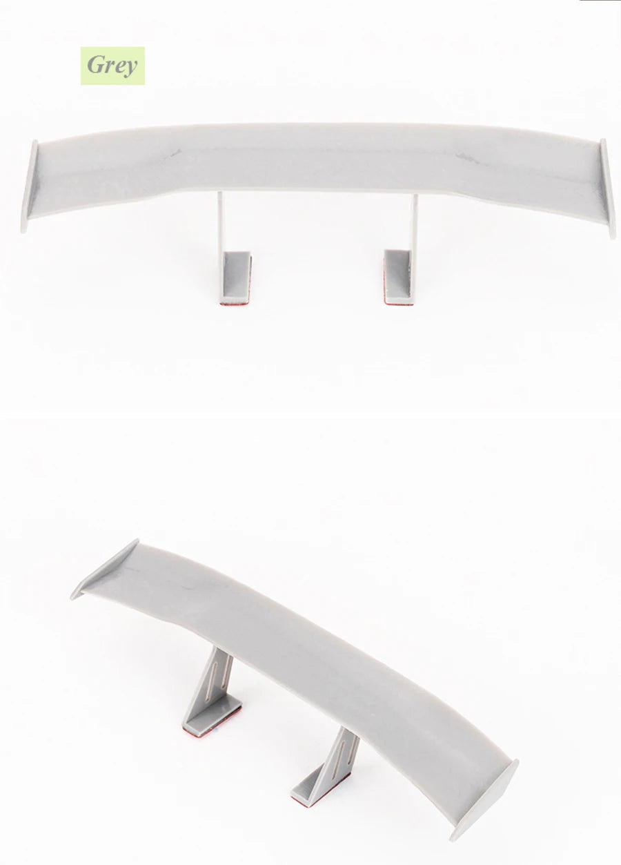 GT Style Carbon Look Car Rear Spoiler Mini Wing Small Model Decoration Auto Accessories Car styling Black Blue Red White Grey