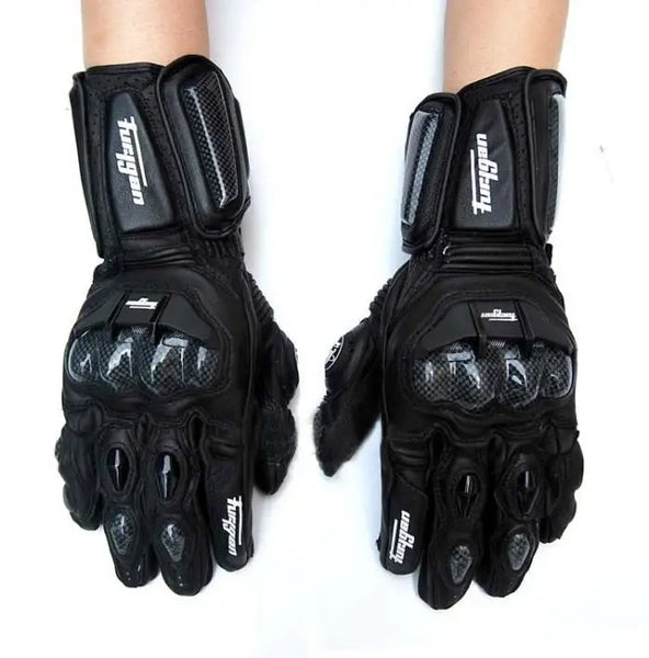 Lionstar Touch Screen Leather Motorcycle Gloves