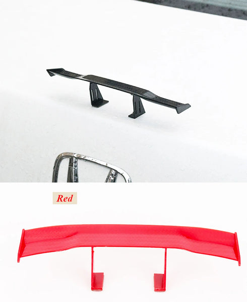 GT Style Carbon Look Car Rear Spoiler Mini Wing Small Model Decoration Auto Accessories Car styling Black Blue Red White Grey