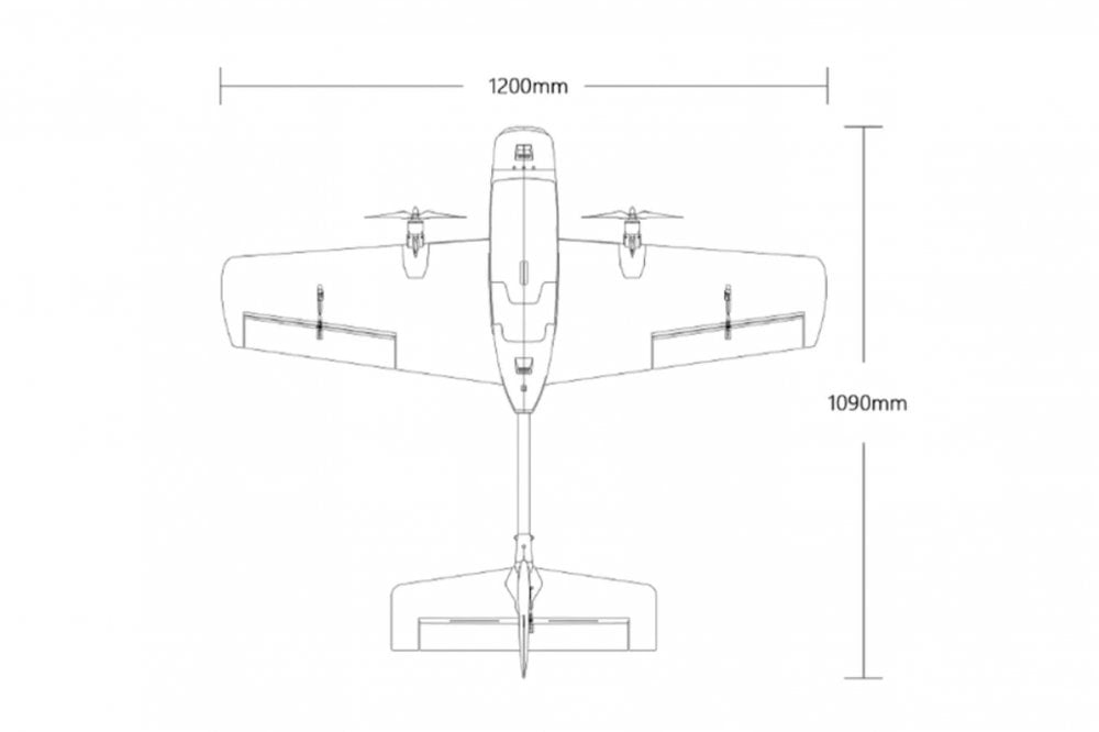 Hee Wing T2 Cruza Ranger FPV Plane (PNP)