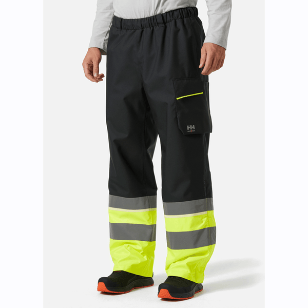 Helly Hansen 71186 Hi-Vis UC-ME Waterproof Over Shell Pants Trousers, Class 1