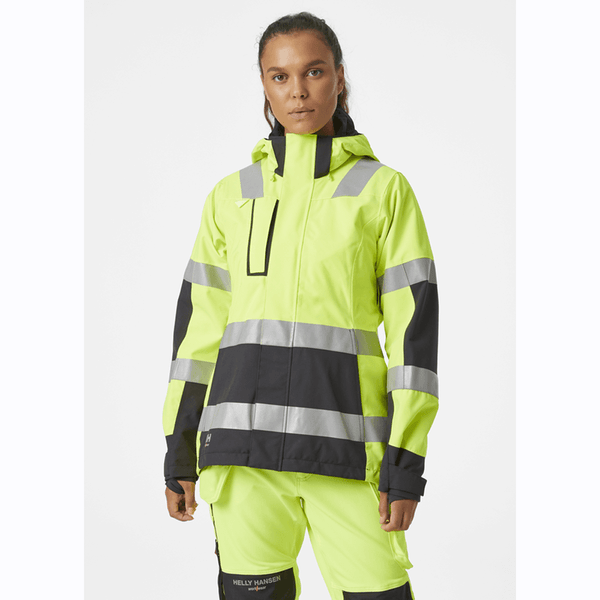 Helly Hansen 71294 Women's Luna Hi-Vis Waterproof Shell Jacket