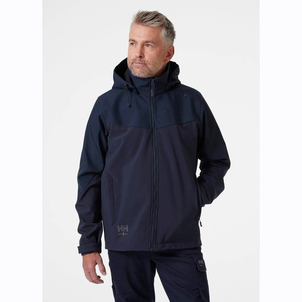 Helly Hansen 74290 Oxford Softshell Hooded Work Jacket