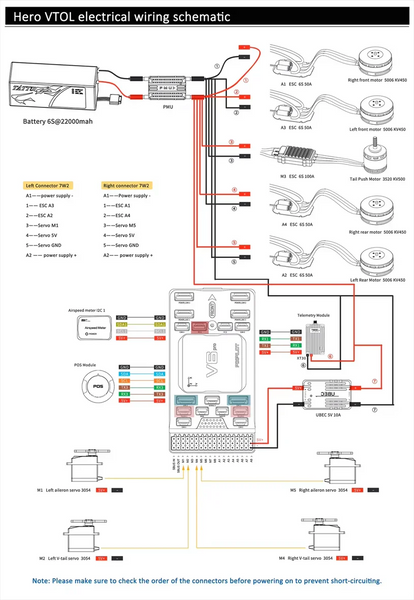 MFE HERO VTOL PNP Drone - 2180mm Wingspan