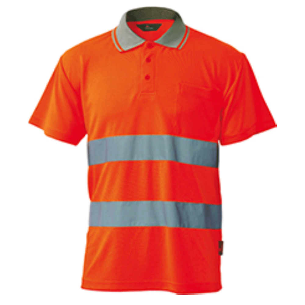 Herock Hi-Vis Reflective Polo T-Shirt Various Colours